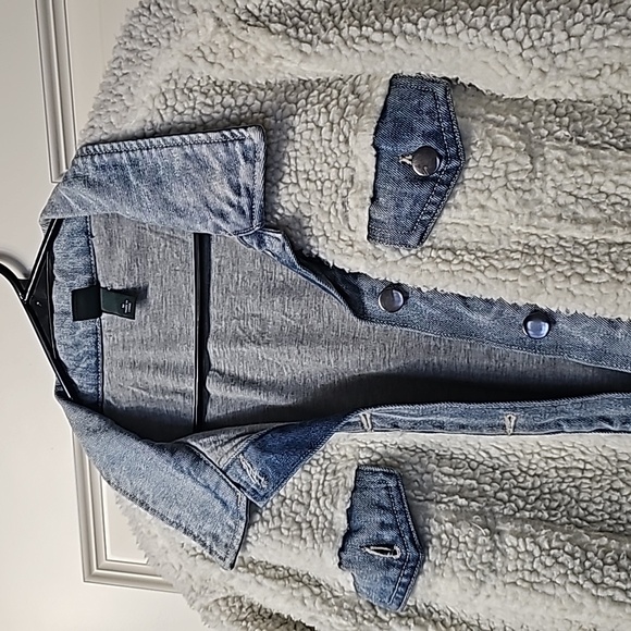 WILD FABLE sherpa denim jacket - Picture 2 of 4